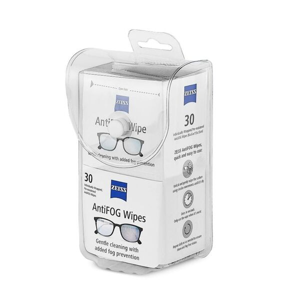 Zeiss 30-PK Gentle & Thorough Anti- Fog Lens Cleaner Wipes in Case - Picture 3 of 10